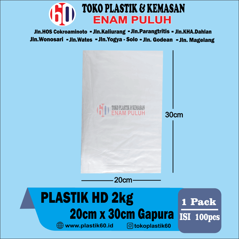 Plastik HD 2kg 20x30 gapura