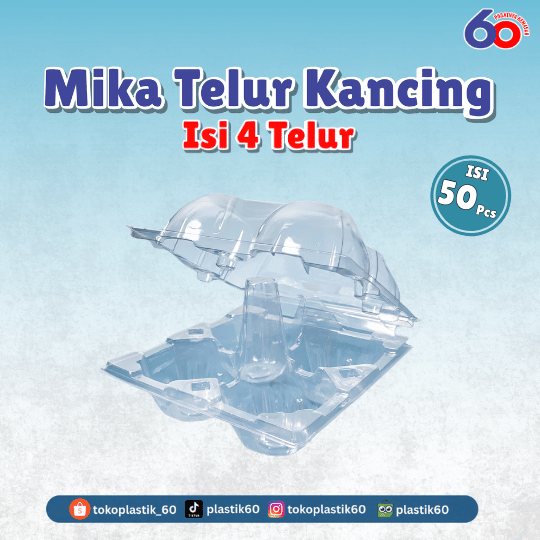 Mika Telur Kancing Isi 4 (50pcs)