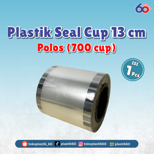 Plastik Seal Cup 13 cm Polos (700 cup)
