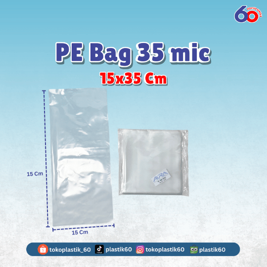 PE Bag 35 mic 15x35